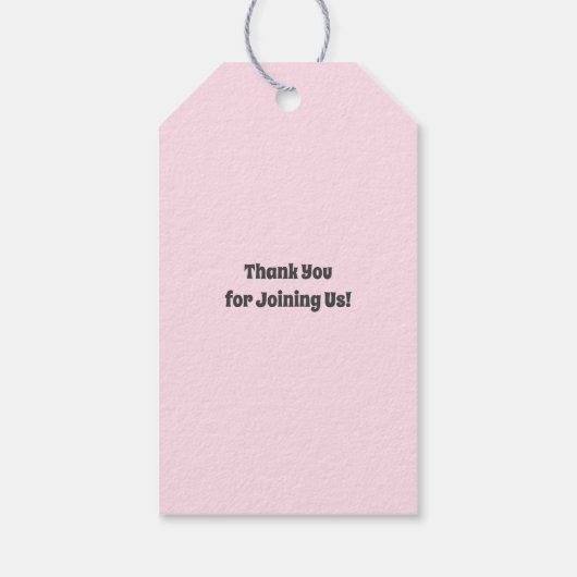 Bachelorette Party Groovy Laatste Disco Favor Cadeaulabel (Achterkant)