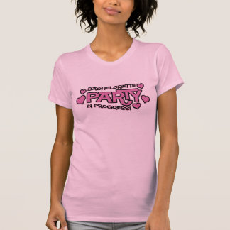 Bachelorette Party Hearts T-shirt