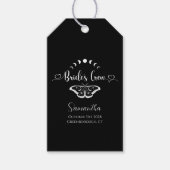 Bachelorette party hemelse gothic gepersonaliseerd cadeaulabel (Voorkant)