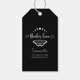 Bachelorette party hemelse gothic gepersonaliseerd cadeaulabel