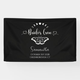 Bachelorette party hemelse gothic gepersonaliseerd spandoek