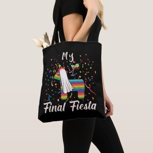 Bachelorette Party Hen Night Final Fiesta Pinata Tote Bag (Dichtbij)