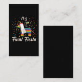 Bachelorette Party Hen Night Final Fiesta Pinata Visitekaartje (Voorkant / Achterkant)