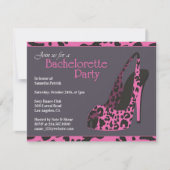 Bachelorette Party High Heel Uitnodiging (Voorkant)