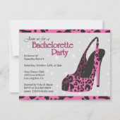 Bachelorette Party High Heel Uitnodiging (Voorkant)