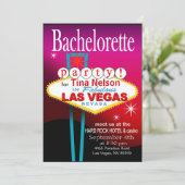 Bachelorette Party in Las Vegas Kaart (Staand voorkant)