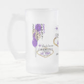 Bachelorette Party in Las Vegas - Paars Matglas Bierpul (Links)