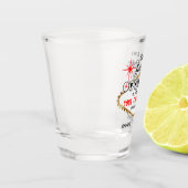 Bachelorette Party in Las Vegas Style - Rood Shot Glas (Links)