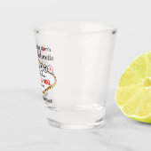 Bachelorette Party in Las Vegas Style - Rood Shot Glas (Rechts)