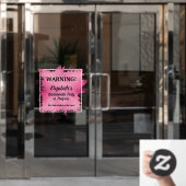 Bachelorette Party in Progress Car Raamsticker (Kantoordeur)