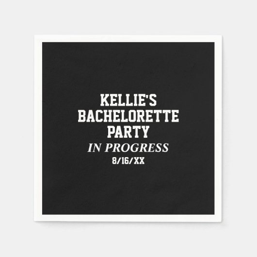 Bachelorette Party in Progress Napkins Servet (Voorkant)