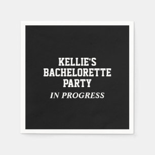 Bachelorette Party in Progress Napkins Servet