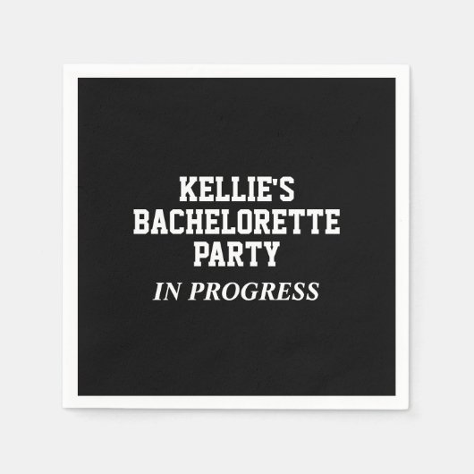 Bachelorette Party in Progress Napkins Servet (Voorkant)