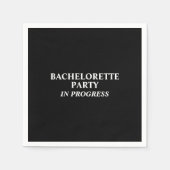 Bachelorette Party in Progress Napkins Servet (Voorkant)