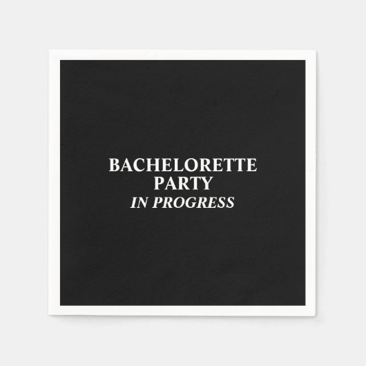 Bachelorette Party in Progress Napkins Servet (Voorkant)