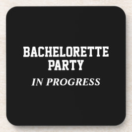 Bachelorette Party in wording Bier Onderzetter