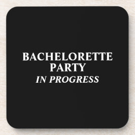 Bachelorette Party in wording Bier Onderzetter