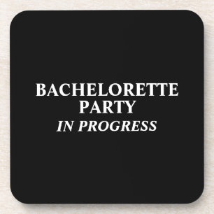 Bachelorette Party in wording Bier Onderzetter