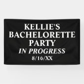 Bachelorette Party in wording Spandoek (Horizontaal)