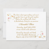 Bachelorette party Invitation card - madeliefje bl Kaart (Achterkant)