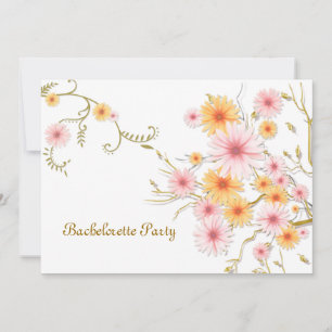 Bachelorette party Invitation card - madeliefje bl Kaart