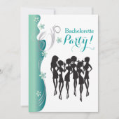 Bachelorette Party Invitation - Jade Kaart (Voorkant)