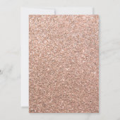 Bachelorette Party Invitation Roos Gold Kaart (Achterkant)