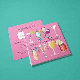 Bachelorette Party Invitation (roze) Kaart