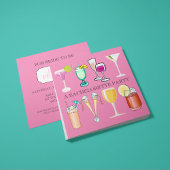 Bachelorette Party Invitation (roze) Kaart