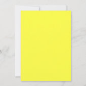 Bachelorette Party Invite (Diamond Ring Yellow) Kaart (Achterkant)