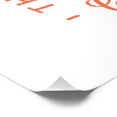 Bachelorette party Italiaans zomerfruit esthetiek Perfect Poster (Hoek)