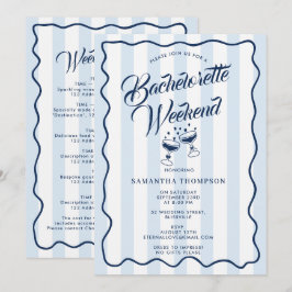 Bachelorette Party Itinerary Bach Weekend Cocktail Kaart