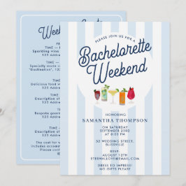 Bachelorette Party Itinerary Bach Weekend Retro Kaart