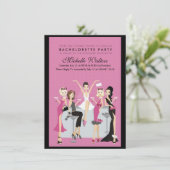 Bachelorette Party Kaart (Staand voorkant)