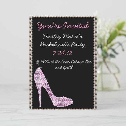 Bachelorette Party Kaart (Staand voorkant)