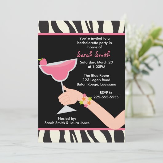 Bachelorette Party Kaart (Staand voorkant)