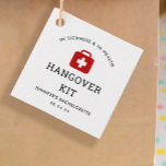 Bachelorette Party Kater Kit Bedankjes Labels<br><div class="desc">Bachelorette Party Hangover Kit Favor Boxes | overlevingsuitrusting</div>