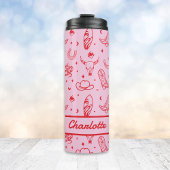 Bachelorette Party Kustkoeienmeisje Custom Thermosbeker