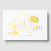 Bachelorette Party LAATSTE RODEO Fotogastenboek Gastenboek (Voorkant)
