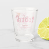 Bachelorette Party Laatste Rodeo Shot Glas (Achterkant)