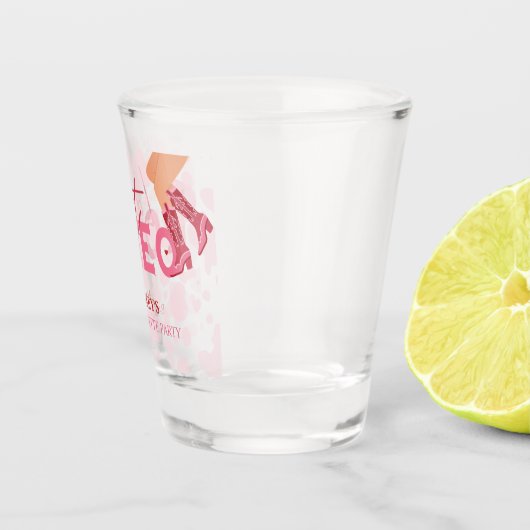 Bachelorette Party Laatste Rodeo Shot Glas (Rechts)