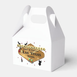 BACHELORETTE PARTY Las Vegas GABLE Favor Box Bedankdoosjes