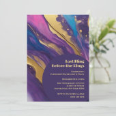 Bachelorette Party-Last Fling Voor de Ringen- Kaart (Staand voorkant)