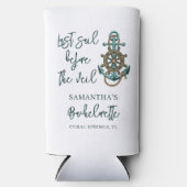 Bachelorette party last Sail for the Veil Seltzer Blikjeskoeler (Voorkant)