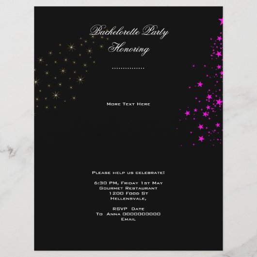 Bachelorette Party Lipstick Pink Shoes Champagne 1 (Achterkant)