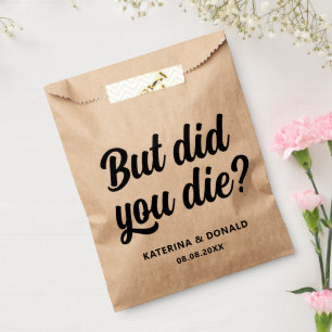 Bachelorette party, maar ben je gestorven? Hangove Bedankzakje
