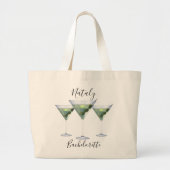 Bachelorette Party martini cocktails Grote Tote Bag (Voorkant)