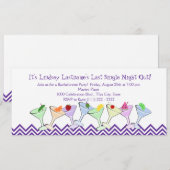 Bachelorette Party, Martini Parade Kaart (Voorkant / Achterkant)