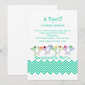 Bachelorette Party, Martini Parade Kaart (Voorkant / Achterkant)