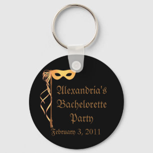 "Bachelorette Party" — Masquerade Theme Sleutelhanger